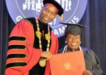 82 year old retired nurse Mae Beale graduates from the university of Maryland