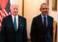 US Elections Barack Obama with Joe Biden