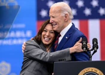 US Elections Joe Biden with Kamala Harris