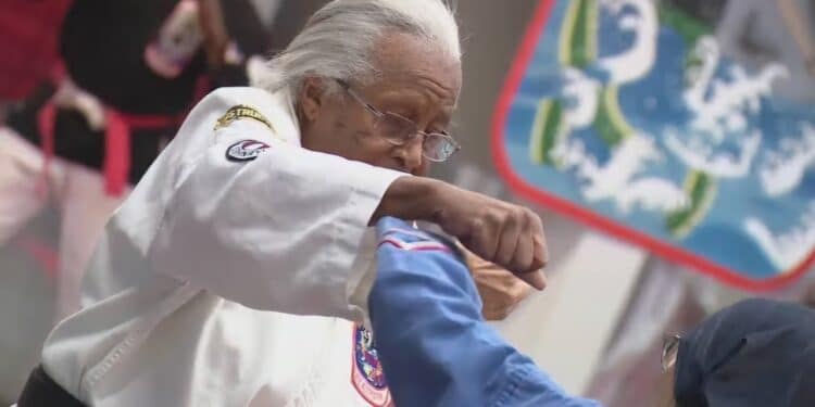 90 Year Old Black Woman From Michigan Thelma Jones Bags 5th Degree Karate Black Belt