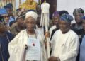 Ladoja receives beaded crown