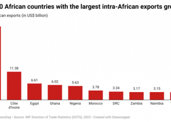 Top 10 African Countries With Largest Intra-African Exports Growth
