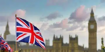 UK flag - UK ECONOMY - United Kingdom