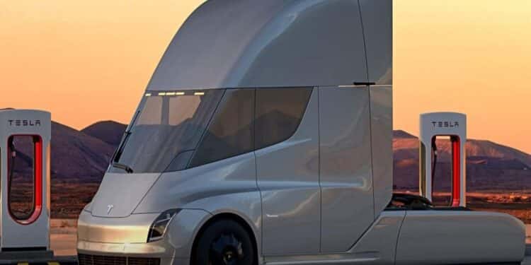 Elon Musk Tesla Semi truck
