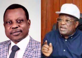 David Umahi with Aderemi Oseni on Nigerian Roads