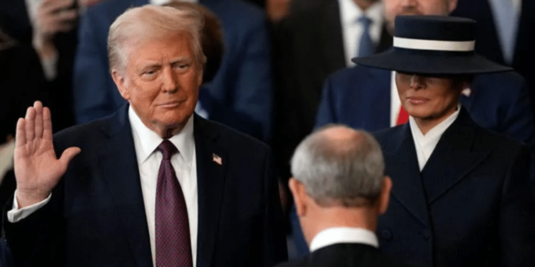 Donald Trump Sworn In As US President