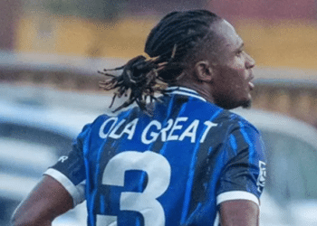 Nigerian footballer Ola Great