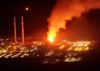 Vistra Battery Storage Facility In Flames