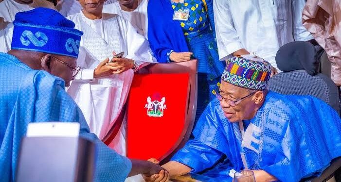 Babangida with Bola Tinubu