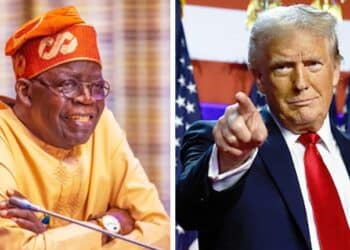 Bola Tinubu with Donal Trump