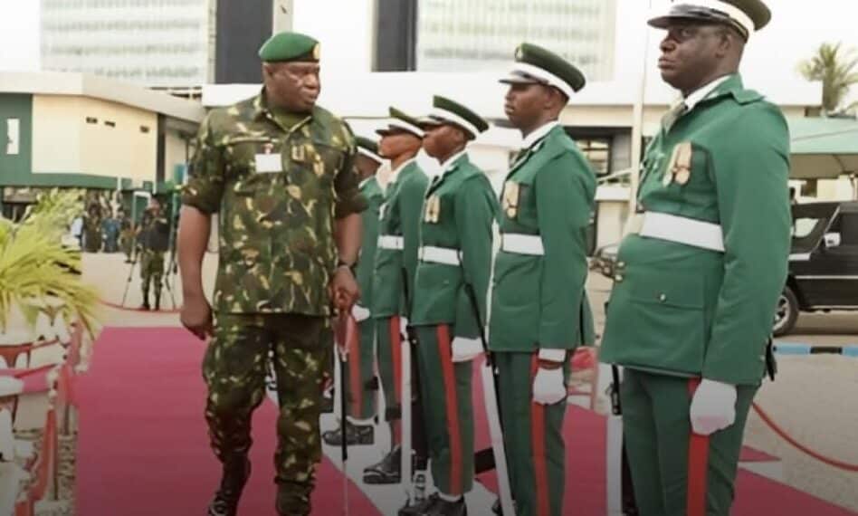 COAS with Nigerian Army recruitment 2026