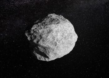 Orbit asteroid artist-impression