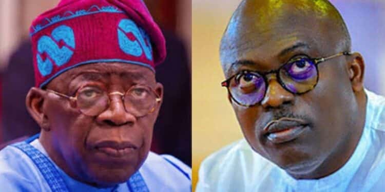 Bola Tinubu with Siminalayi Fubara