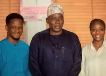 Ojo-Lanre Olusoga with Ogun State Assembly Speaker