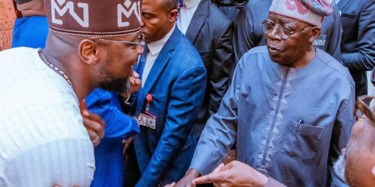 Olamijuwonlo Alao-Akala with President Bola Tinubu