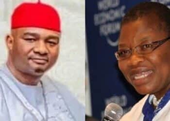 Senator Nwaebonyi with Oby Ezekwesili