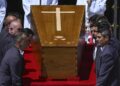 Pope Francis coffin