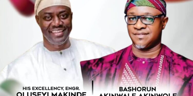 Seyi Makinde with Bashorun Akinwale Akinwole - Wolekanle