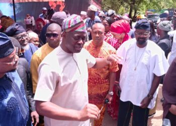 Seyi Makinde with Kunle Afolayan KAP FILM VILLAGE