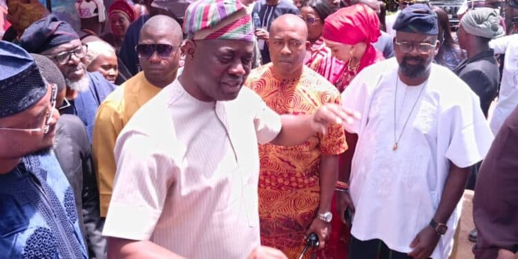 Seyi Makinde with Kunle Afolayan KAP FILM VILLAGE