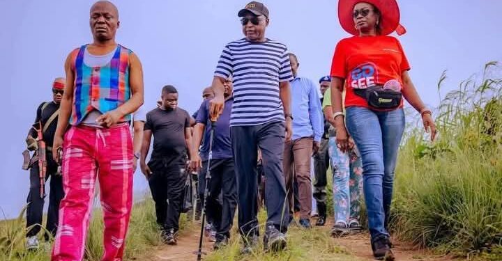 Wale Ojo-Lanre with Ekiti Governor Biodun Oyebanji