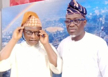 Adewale Ayuba with Olayinka Agboola