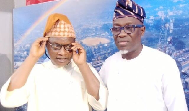 Adewale Ayuba with Olayinka Agboola