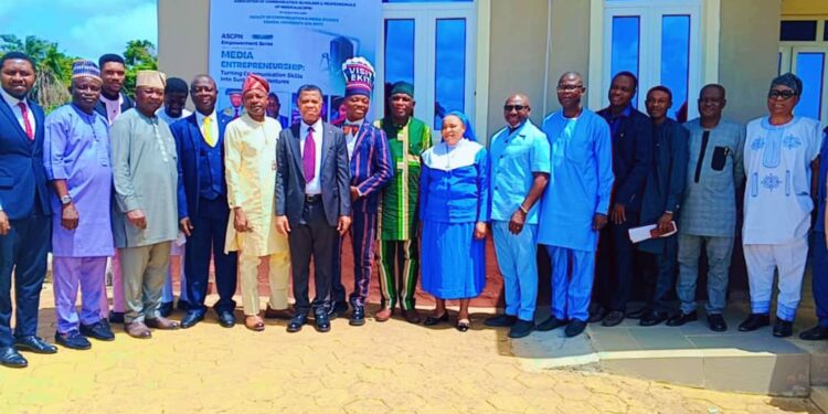 Ojo-Lanre Challenges Communication Scholars, FUOYE