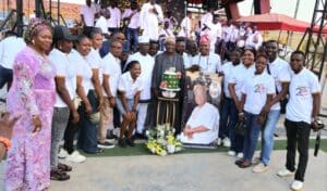ParrotXtra Magazine staff celebrates Olayinka Agboola birthday