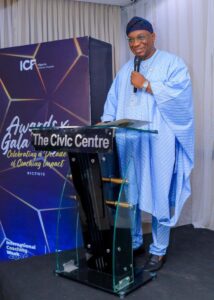 Representative of Governor Sanwo- Olu, Coach Samuel Egube