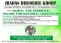 Ibadan Discourse Group Kicks Off Talks On National