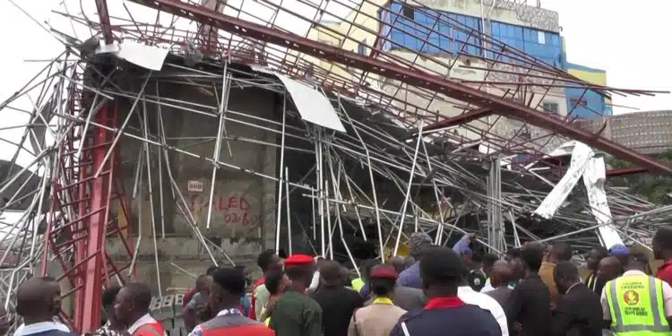 Oyo Govt Seals Off Collapsed Item7Go Building