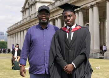 Afia CEO Adanla Celebrates As Son Graduates