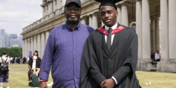 Afia CEO Adanla Celebrates As Son Graduates