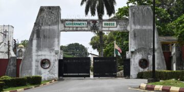 Main Entrance to the Oyo State Government House