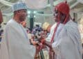 Ooni of Ife Oba Adeyeye Ogunwusi and Bukola Saraki