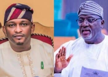 Hon. Adedeji Dhikrullahi Stanley Olajide with Hon. Folajimi Oyekunle