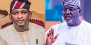 Hon. Adedeji Dhikrullahi Stanley Olajide with Hon. Folajimi Oyekunle