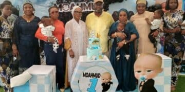 Mogaji Adanla Celebrates Sons 1st Birthday In Sty