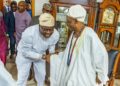Seyi Makinde with Oba Rasidi Ladoja