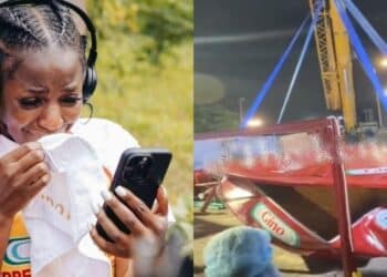 Hilda Baci jollof pot collapses during World Rec