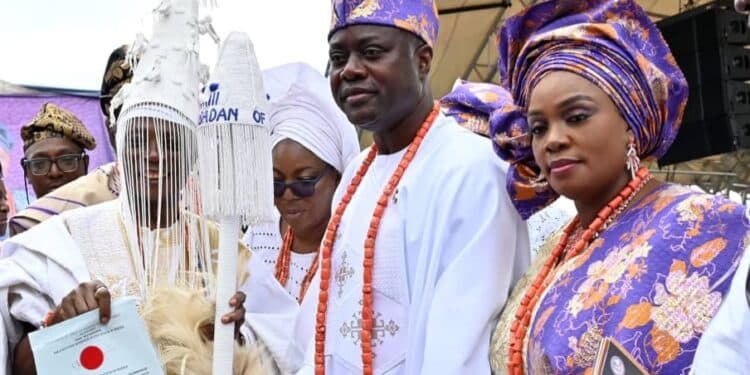 Makinde Presents Instruments Of Office To Ladoja