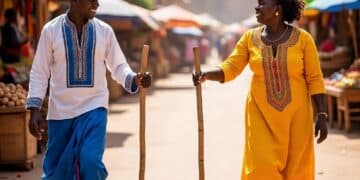 Ethiopias Stick Walking Game