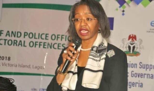 May Agbamuche-Mbu INEC acting Chairman