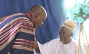 Prince Doyun Oyelade with Remi Oladoye