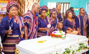 Remi Oladoye mothe burial in style