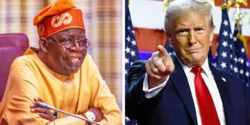 Bola Tinubu with Donald Trump on US Attack in Nig