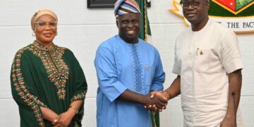 New Oyo SSG Professor Musibau Babatunde and Seyi Makinde