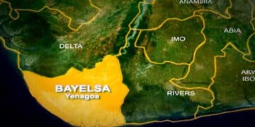 Bayelsa State map