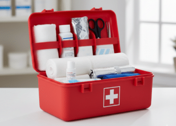 First Aid Box for health treatment